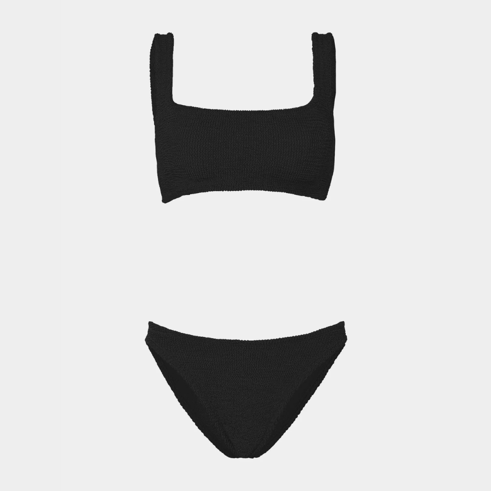 Silhouette view of the Amalfi bikini with low waisted bottoms