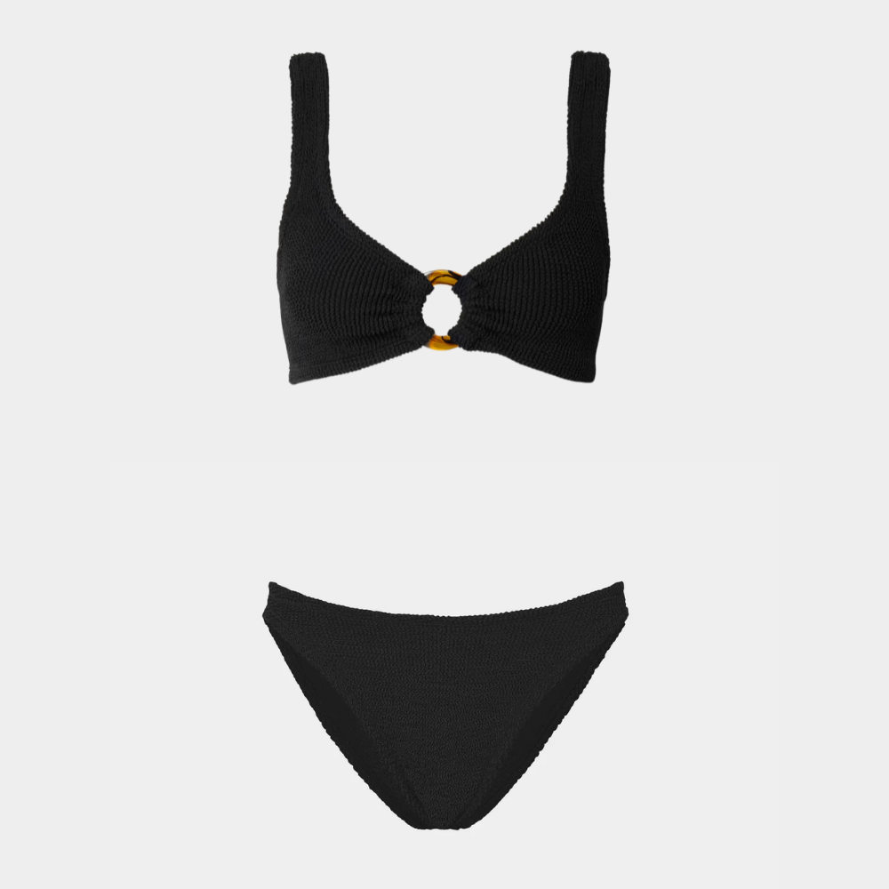 Silhouette view of the Portofino bikini with low waisted bottoms